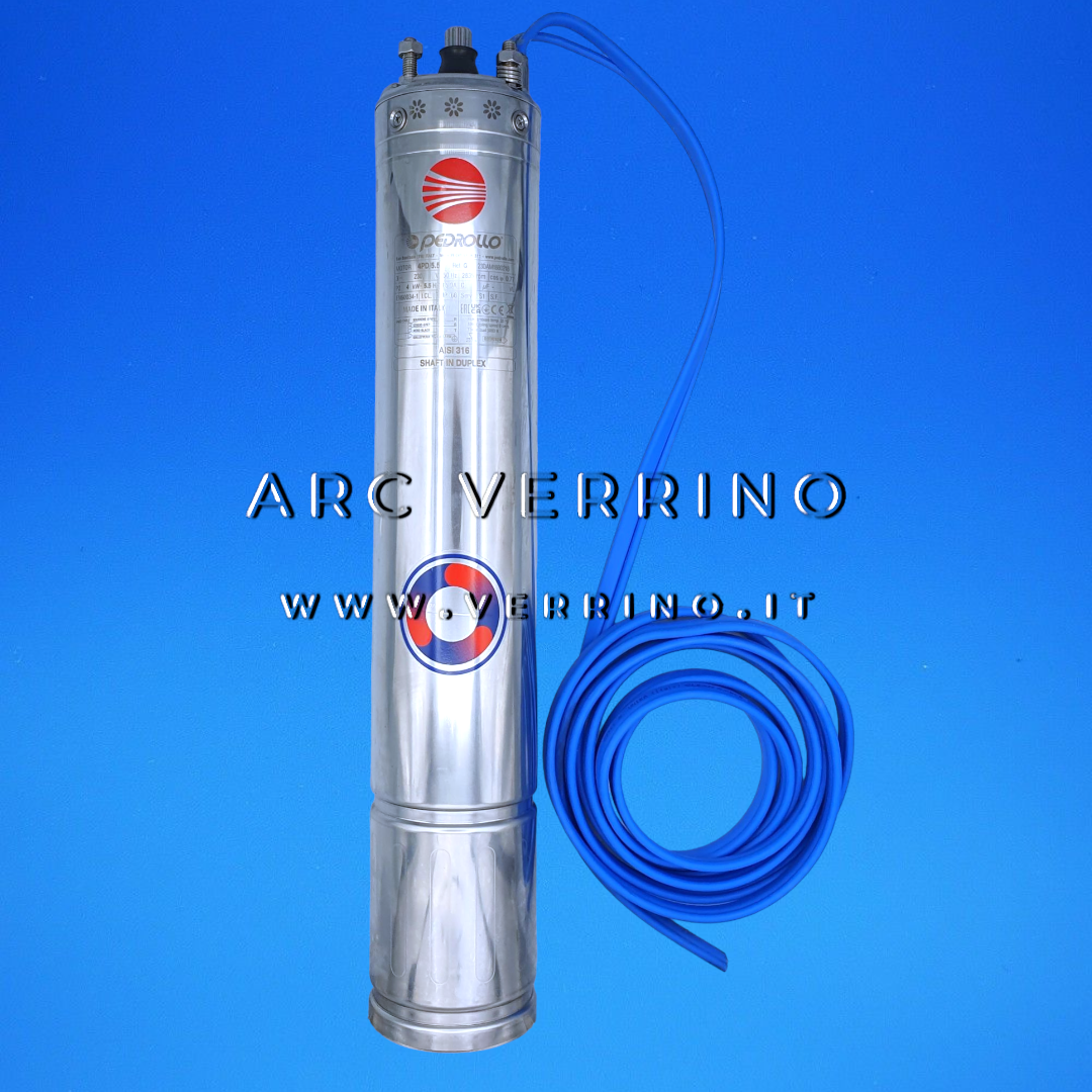 Motore sommerso Pedrollo 4PD / 5.5 TRIFASE - 4ZPC55A | per pompa sommersa