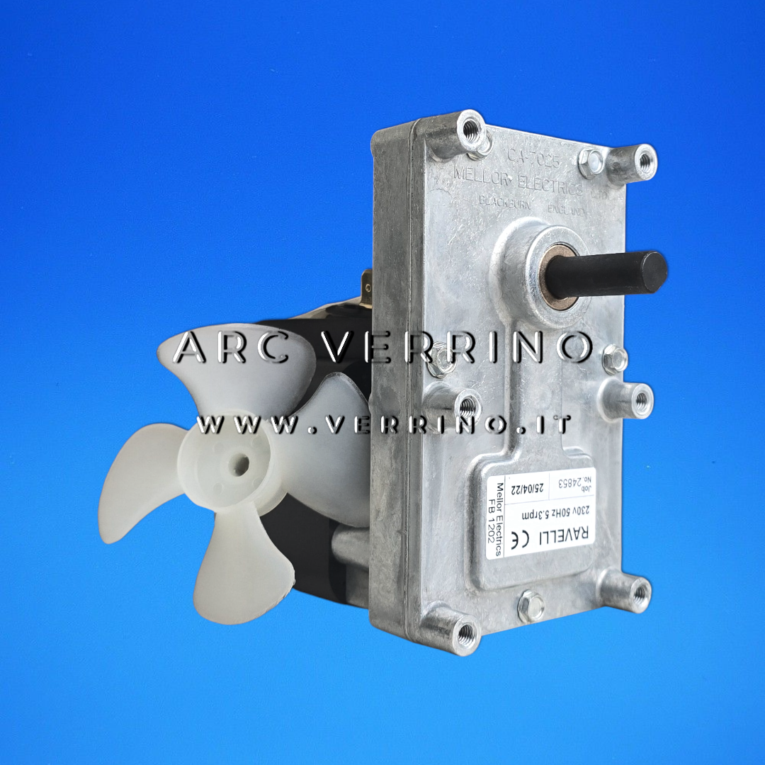 Motoriduttore Mellor FB 1202 - Ravelli 131-55-001N | 5,3 rpm - albero 9,5 mm
