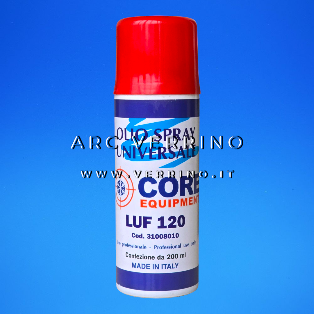 Olio universale Core Equipment LUF 120 | Spray per cartelle e utensili - Bomboletta 200 ml