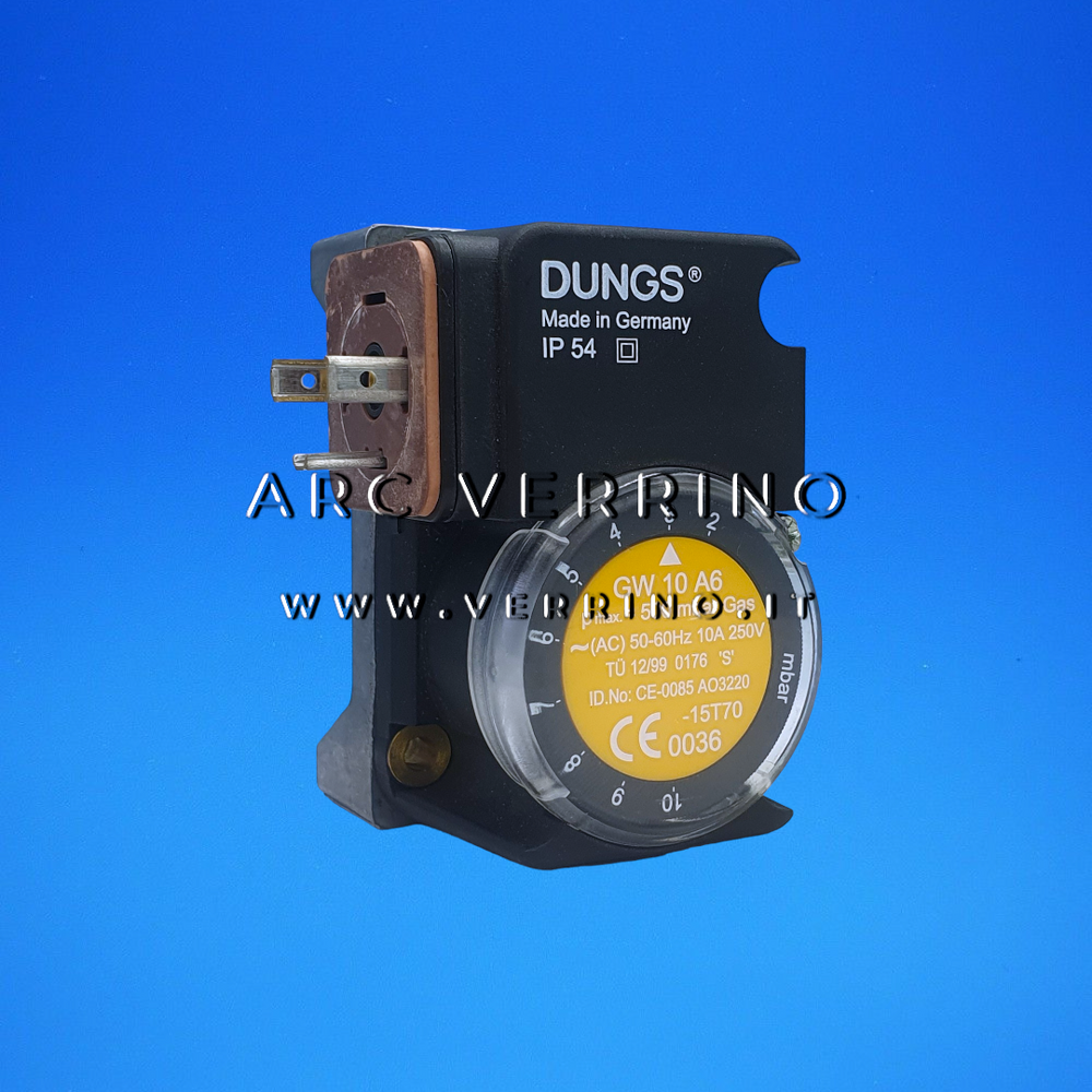  Pressostato Dungs GW 10 A6 - 1/4 F | per aria e gas