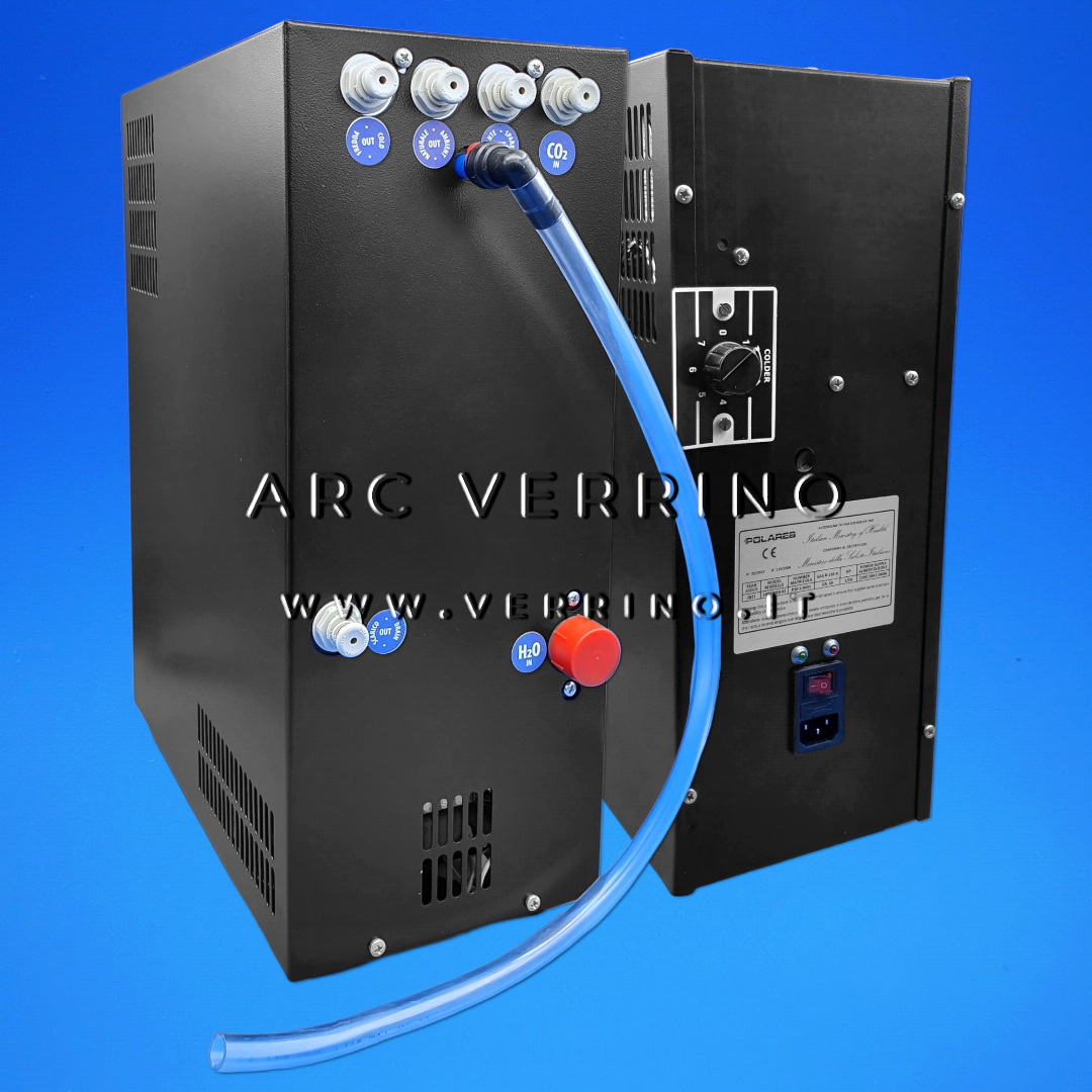 Refrigeratore / Gasatore POLARES 30 Litri/h - 3 Vie | Sistema di trattamento acqua potabile. Sottobanco - ARC VERRINO ROMA E GROTTAFERRATA