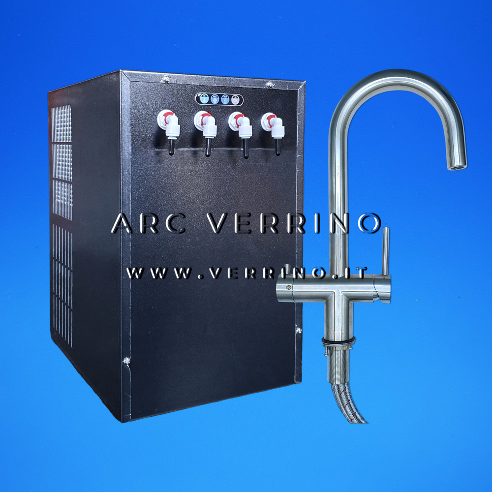  Refrigeratore / Gasatore con miscelatore lavello modello J ed accessori 36 Litri/h - 3 Vie | Sotto Lavello - SL01UKIT_1