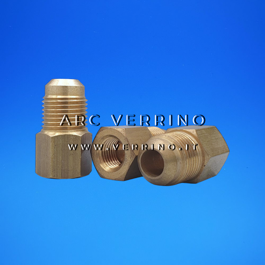 Riduzione - 1/4 F x 3/8 M SAE | per condizionamento