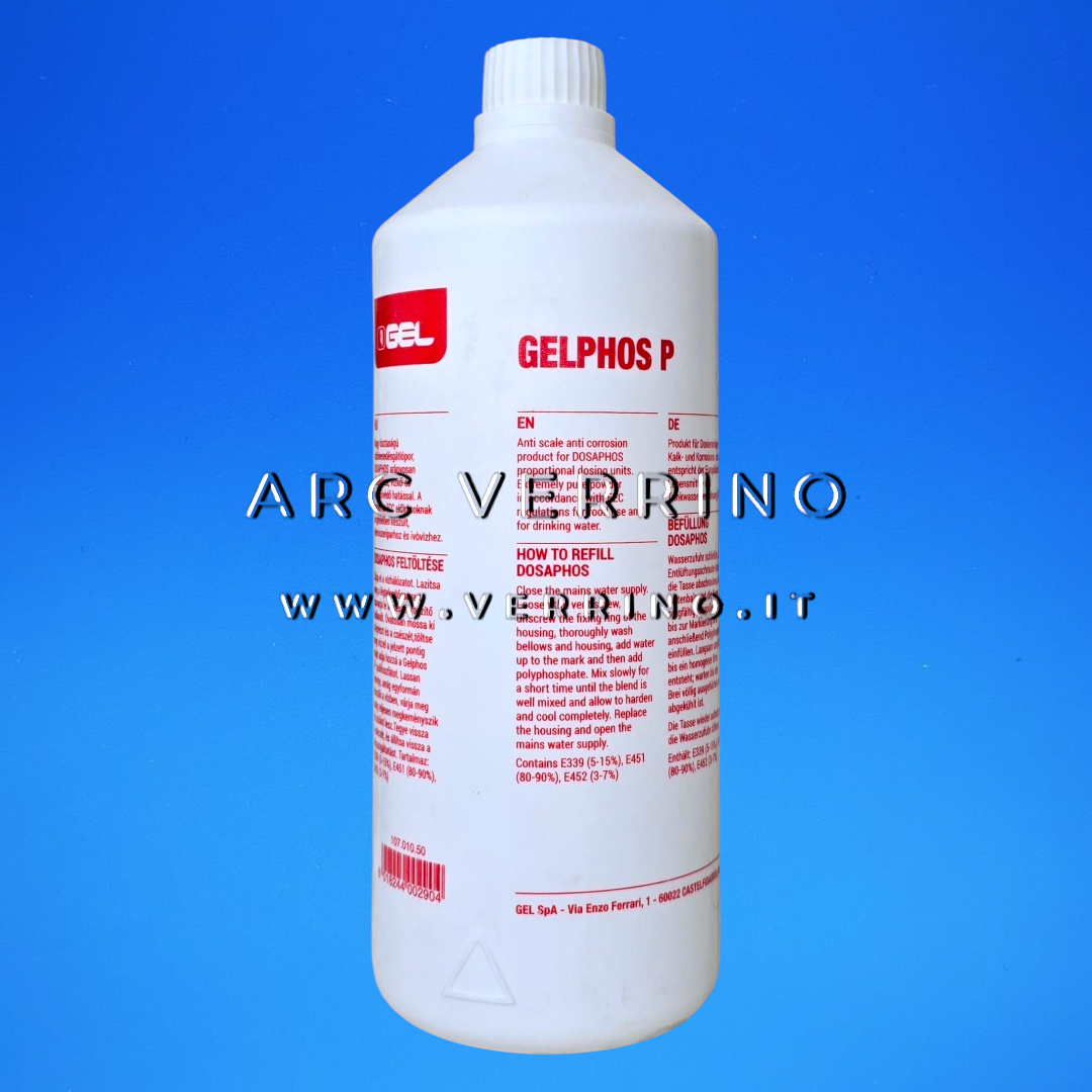 Sale polifosfato Gel GELPHOS P 107.010.50 | ricarica in polvere per dosatori Dosaphos