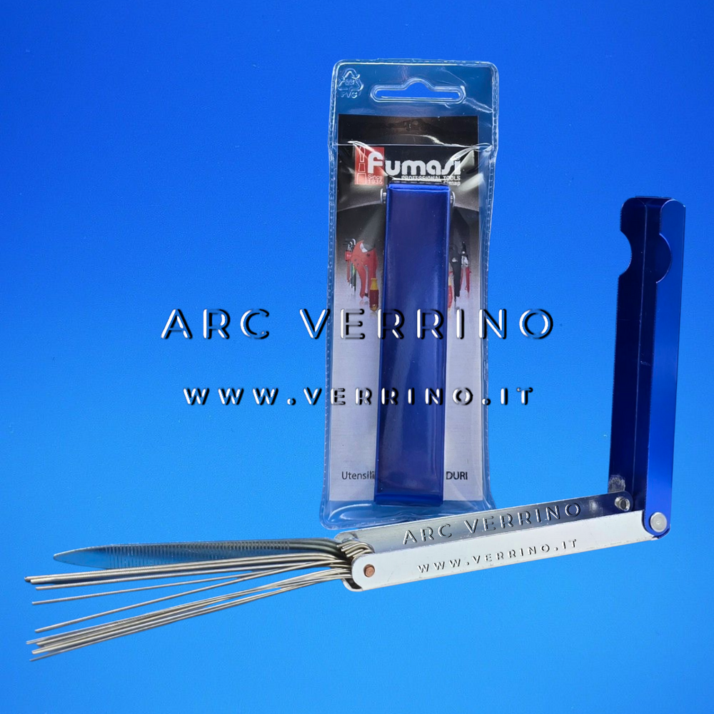 Set alesatori per ugelli Fumasi 570036E | 12 pezzi e limetta