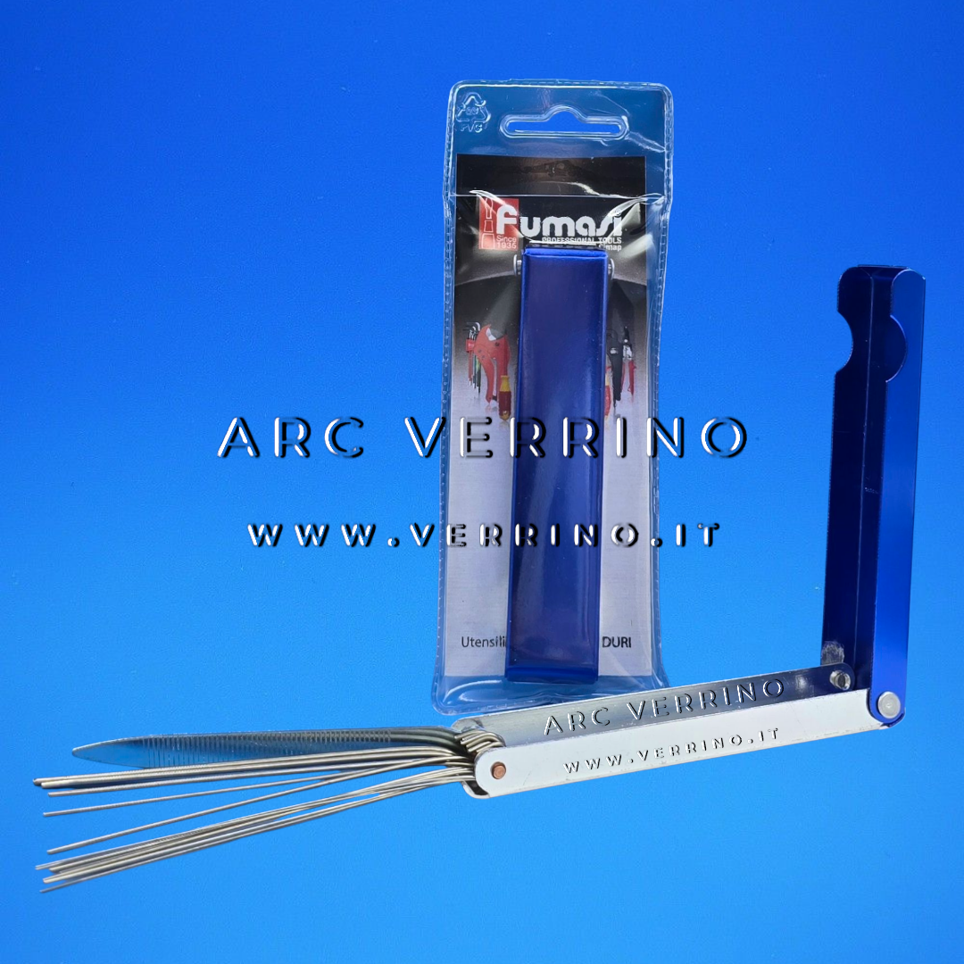 Set alesatori per ugelli Fumasi 570036E | 12 pezzi e limetta