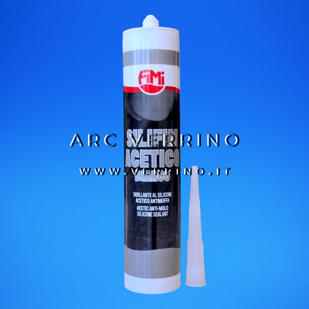 Silicone Fimi SILIFIM ACETICO BIANCO - 280 ml | Sigillante antimuffa a reticolazione acetica