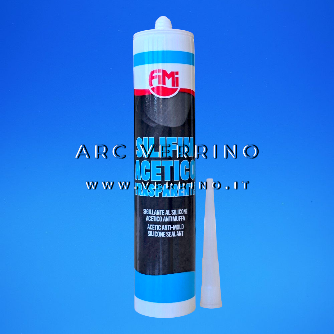 Silicone Fimi SILIFIM ACETICO TRASPARENTE - 280 ml | Sigillante antimuffa a reticolazione acetica