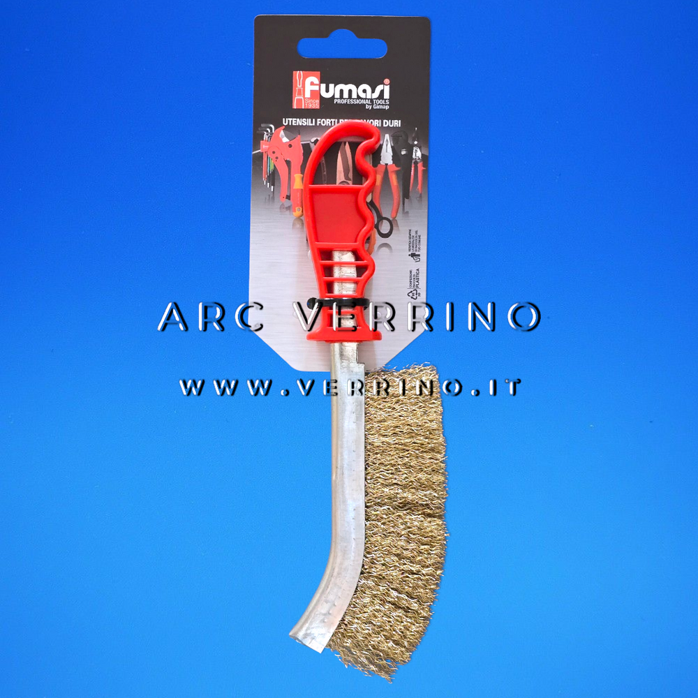 Spazzola curva in acciaio Fumasi 237654 | 240 mm - per pulizia