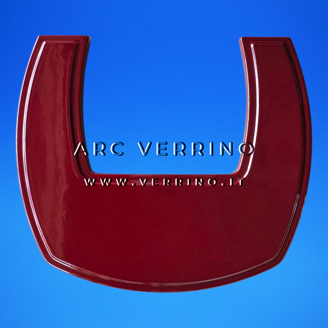 Top ceramica superiore Ravelli 019-10-029N-BDX - Bordeaux | per stufa a pellet - ARC VERRINO