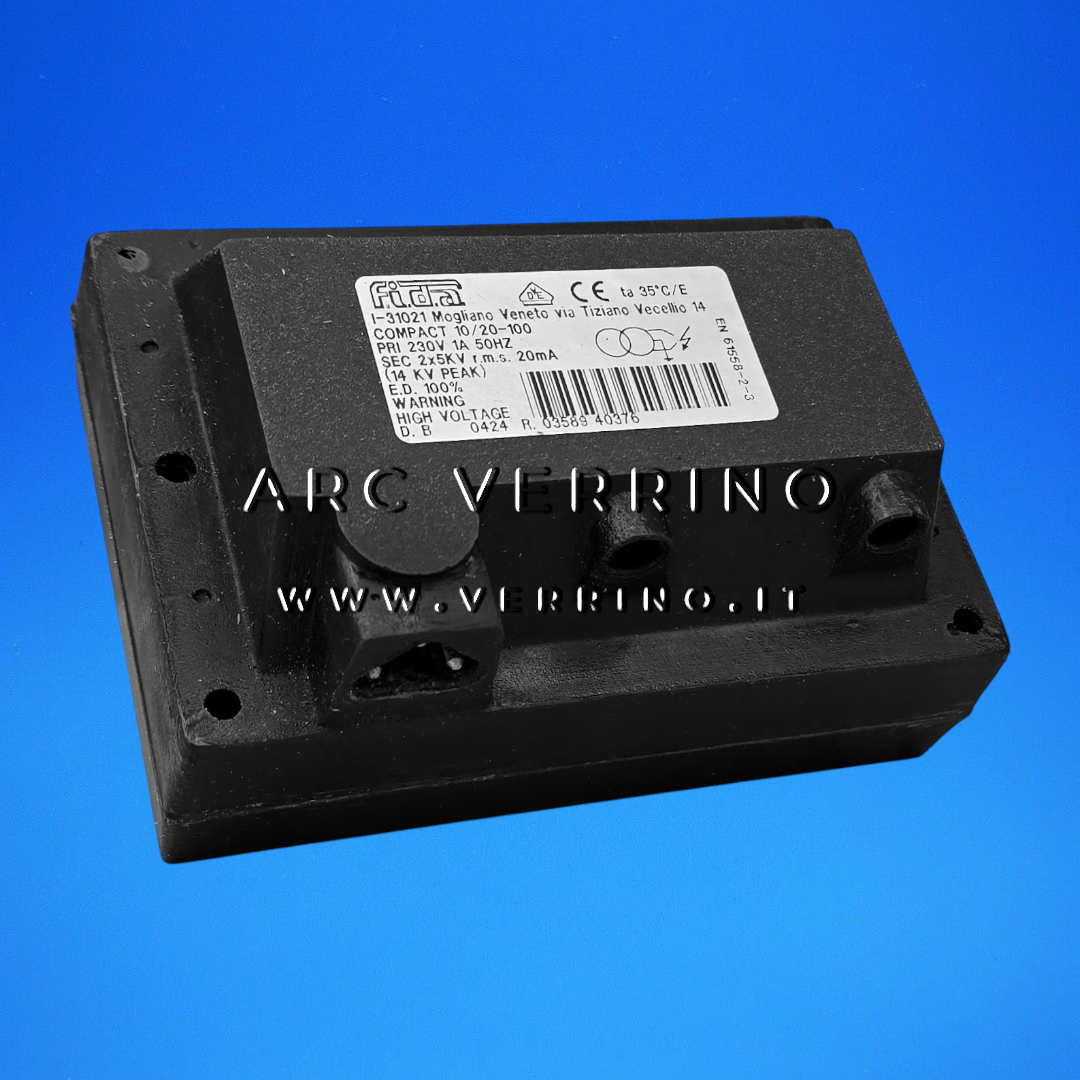 Trasformatore di accensione Fida COMPACT 10/20-100 | 2x5 KV