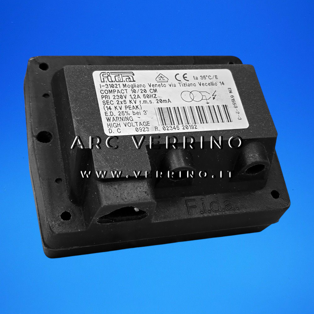 Trasformatore di accensione Fida COMPACT 10/20 CM | 2x5 KV
