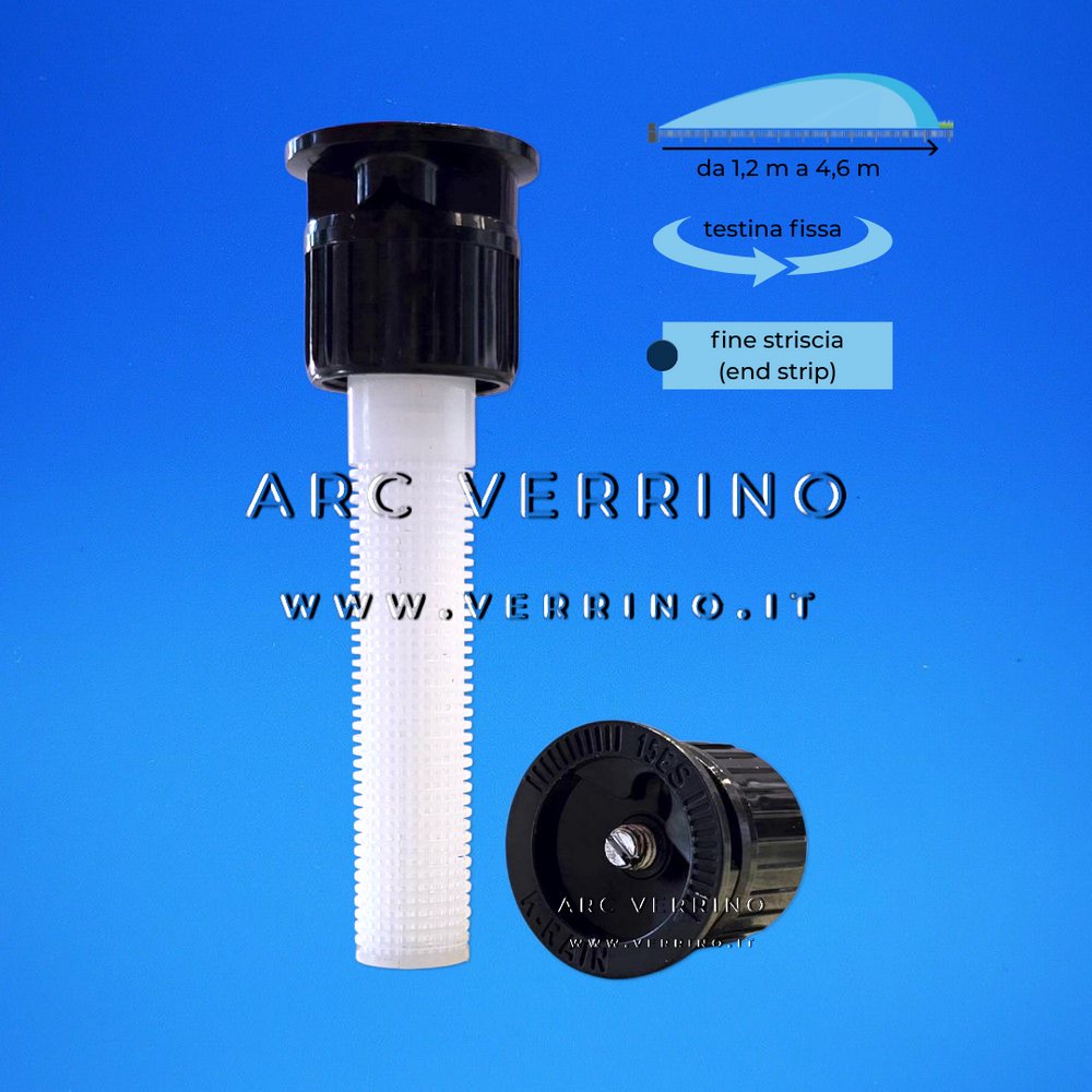 Ugello irrigazione K-Rain 15ES | Arco fisso - Fine striscia