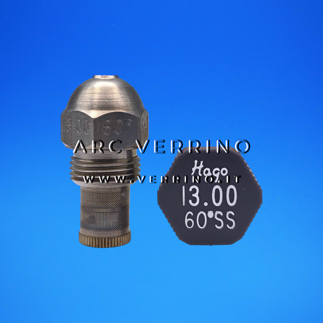 Ugello olio combustibile - 13.00 GPH - 60° SS | Hago 130060SS