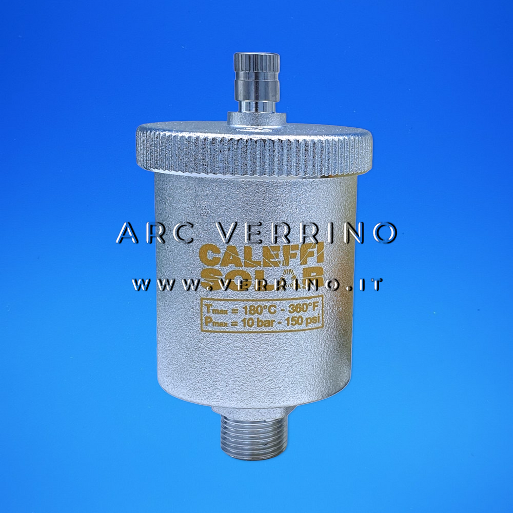 Valvola automatica di sfogo aria Caleffi Solar 250031 - 3/8'' M | per impianti solari