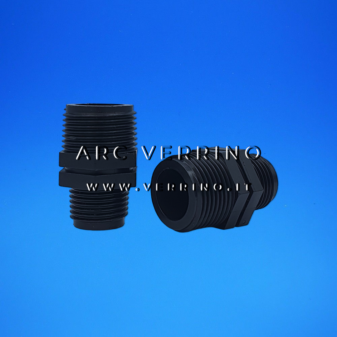  Vite doppia filettata Irritec IR61920M0N25B | 1/2 M x 3/4 M