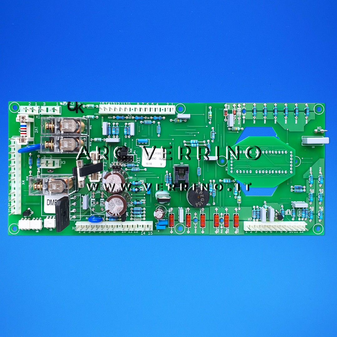 Scheda elettronica di controllo Ferroli 39807004 | DMF04D - W7075C 1126B - Scheda principale Ricambio originale Ferroli per caldaia - DMF 04 D&nbsp; (ex 38321371 | DMF04C ) - RICAMBI ORIGINALI CALDAIE ARC VERRINO