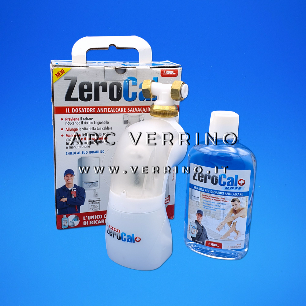 Dosatore proporzionale di polifosfati Gel ZEROCAL+ MINI DIMA con ricarica 500 ml | Gel 105.078.40