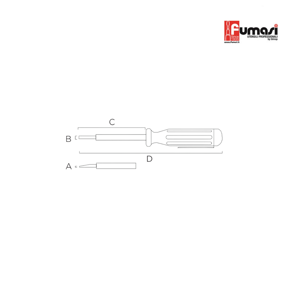 
                  
                    Giraviti Cercafase Bicomponente Tascabile con lampadina al neon - 220-250 V | Fumasi 244211
                  
                