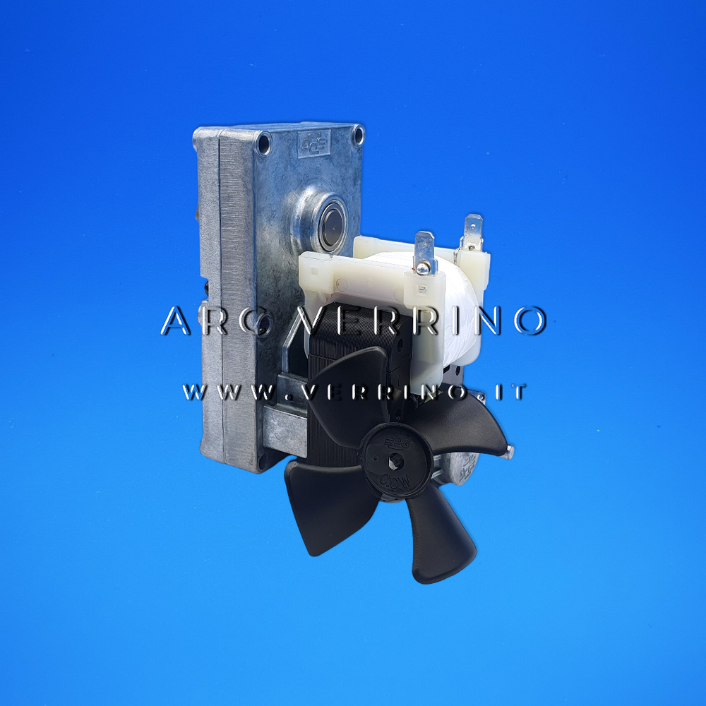 
                  
                    Motoriduttore SPG con ventolina - 1,8 rpm / 2 rpm - albero 9,5 mm | SPG ISG-3230D020
                  
                