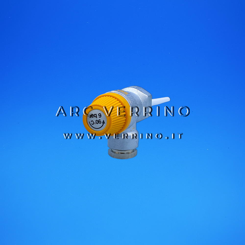Valvola di sicurezza temperatura e pressione 6 Bar per pannelli solari - modello 309 | Caleffi Solar 309461