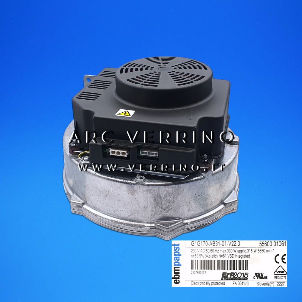 
                  
                    Ventilatore fumi - EBM G1G170-AB31-01-V22.0 | Beretta R106922
                  
                