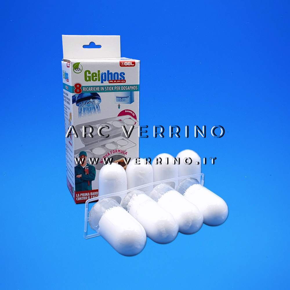 Sale polifosfato Gel GELPHOS RAPID ricariche in ovuli per dosatori Dosaphos | Gel 107.011.60 - Confezione 8 pezzi